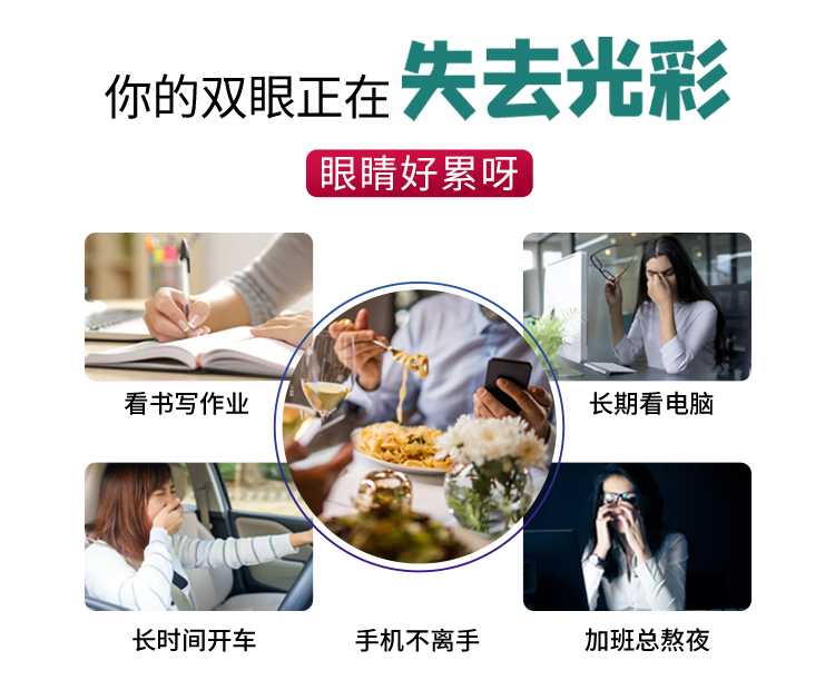 蓝莓黑加仑叶黄素酵素片
